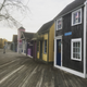 Photo of the seaport shops, taken on my scouting visit
